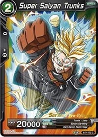 Super Saiyan Trunks - Assault of the Saiyans Pre-Release Cards - Dragon Ball Super: Masters card