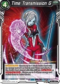 Time Transmission G - Assault of the Saiyans Pre-Release Cards - Dragon Ball Super: Masters card
