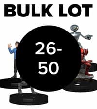 26 - 50 Heroclix Bulk Lot - Heroclix Bulk Lots - Bulk Lots card