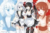 Bushiroad Rubber Mat Collection Vol.360: Fujimi Fantasia Bunko - Date A Live - Origami & Kurumi - Bushiroad Playmats - Playmats card