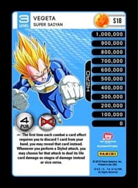 Vegeta - Super Saiyan - Panini: Evolution - Dragon Ball Z TCG card