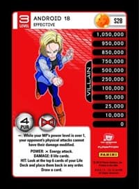 Android 18 - Effective - Panini: Evolution - Dragon Ball Z TCG card