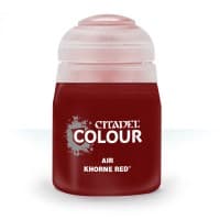 Citadel Airbrush Paint: Khorne Red (24ml) - Citadel Paint Pots - Citadel Paints card