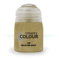 Citadel Airbrush Paint: Relictor Gold (24ml) - Citadel Paint Pots - Citadel Paints card