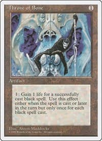 Throne of Bone - Fourth Edition - Magic: The Gathering card