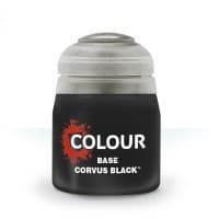 Citadel Base Paint: Corvus Black (12ml) - Citadel Paint Pots - Citadel Paints card