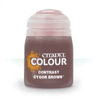 Citadel Contrast Paint: Cygor Brown (18ml) - Citadel Paint Pots - Citadel Paints card