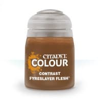 Citadel Contrast Paint: Fyreslayer Flesh (18ml) - Citadel Paint Pots - Citadel Paints card