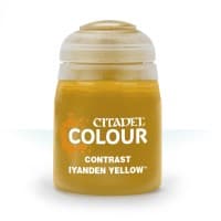 Citadel Contrast Paint: Iyanden Yellow (18ml) - Citadel Paint Pots - Citadel Paints card