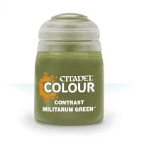 Citadel Contrast Paint: Militarum Green (18ml) - Citadel Paint Pots - Citadel Paints card