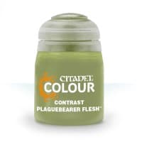 Citadel Contrast Paint: Plaguebearer Flesh (18ml) - Citadel Paint Pots - Citadel Paints card