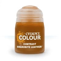 Citadel Contrast Paint: Snakebite Leather (18ml) - Citadel Paint Pots - Citadel Paints card