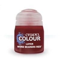 Citadel Layer Paint: Word Bearers Red (12ml) - Citadel Paint Pots - Citadel Paints card