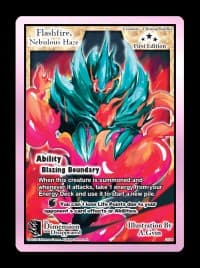 Flashfire, Nebulous Haze - The Dimension that Disappeared - Exodus TCG card