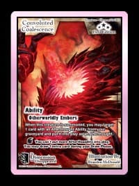 Convoluted Coalescence - The Dimension that Disappeared - Exodus TCG card