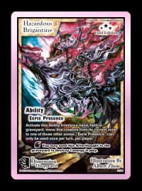 Hazardous Brigantine - The Dimension that Disappeared - Exodus TCG card