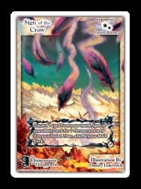 Sign of the Crow - The Dimension that Disappeared - Exodus TCG card
