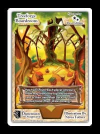 Treeforge Boardroom - The Dimension that Disappeared - Exodus TCG card