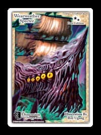 Wearweather Specter - The Dimension that Disappeared - Exodus TCG card