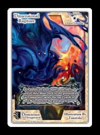 Dimensional Rupture - The Dimension that Disappeared - Exodus TCG card
