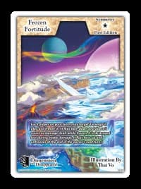 Frozen Fortitude - The Dimension that Disappeared - Exodus TCG card