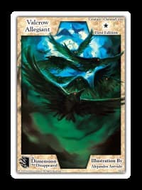 Valcrow Allegiant - The Dimension that Disappeared - Exodus TCG card