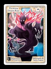 Decaying Desert Rose - The Dimension that Disappeared - Exodus TCG card