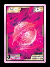 Energy - The Dimension that Disappeared - Exodus TCG card