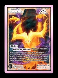 Eroda the Flickering Facade - The Dimension that Disappeared - Exodus TCG card