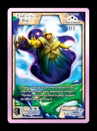 End of the Rift - The Dimension that Disappeared - Exodus TCG card