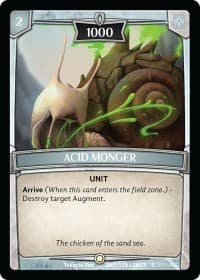 Acid Monger - Betrayal - Argent Saga TCG card