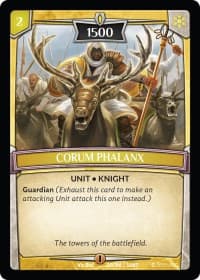 Corum Phalanx - Intro Decks - 2019 - Argent Saga TCG card