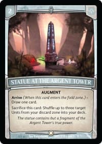 Statue at the Argent Tower - Betrayal - Argent Saga TCG card