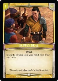 Supply Deal - Betrayal - Argent Saga TCG card