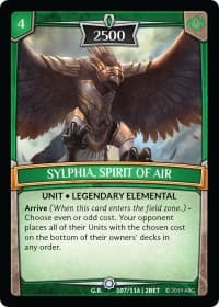 Sylphia, Spirit of Air - Betrayal - Argent Saga TCG card