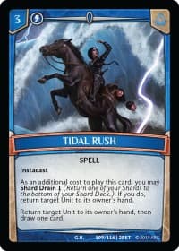 Tidal Rush - Betrayal - Argent Saga TCG card