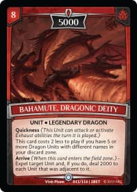 Bahamute, Dragonic Deity - Betrayal - Argent Saga TCG card