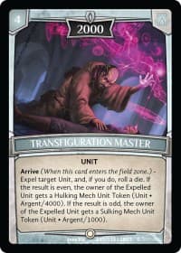 Transfiguration Master - Betrayal - Argent Saga TCG card
