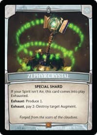 Zephyr Crystal - Betrayal - Argent Saga TCG card