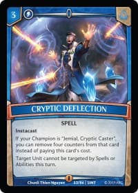 Cryptic Deflection - Intro Decks - 2019 - Argent Saga TCG card