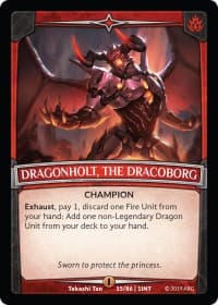 Dragonholt, the Dracoborg - Intro Decks - 2019 - Argent Saga TCG card