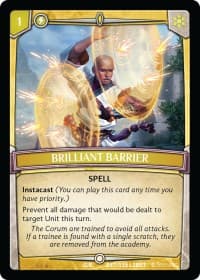Brilliant Barrier - Betrayal - Argent Saga TCG card