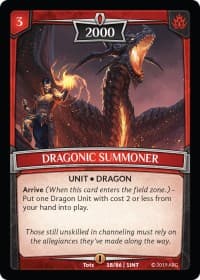 Dragonic Summoner - Intro Decks - 2019 - Argent Saga TCG card