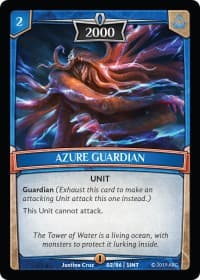 Azure Guardian - Intro Decks - 2019 - Argent Saga TCG card