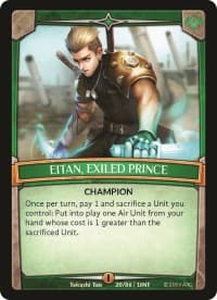Eitan, Exiled Prince - Intro Decks - 2019 - Argent Saga TCG card