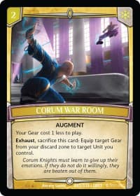 Corum War Room - Betrayal - Argent Saga TCG card