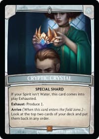 Cryptic Crystal - Betrayal - Argent Saga TCG card