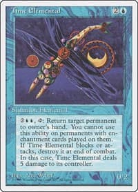 Time Elemental - Fourth Edition - Magic: The Gathering card