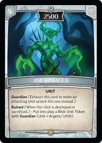 Amorphagus - Betrayal - Argent Saga TCG card