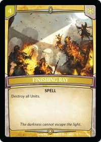 Finishing Ray - Betrayal - Argent Saga TCG card